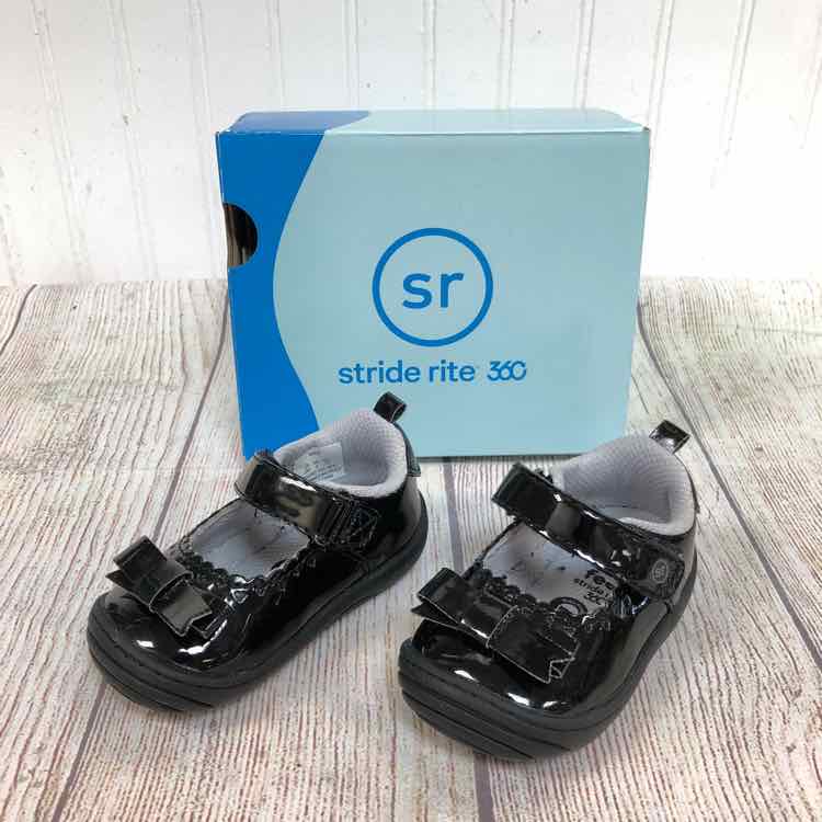 Stride Rite Black Size 3 Girls Dress Shoes