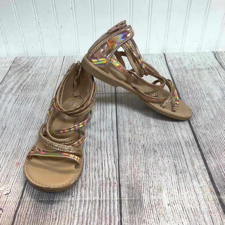 Cat & Jack Gold Size 12 Girls Sandals