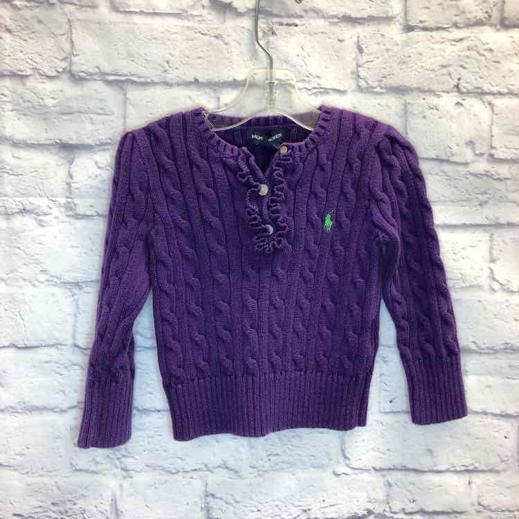 Ralph Lauren Purple Size 3T Girls Sweater
