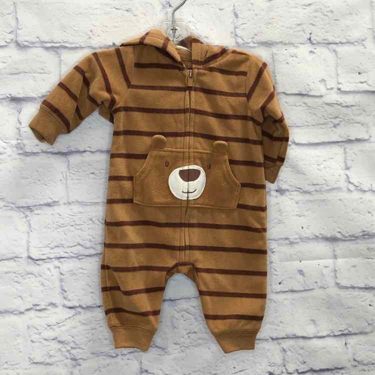 Just One You Brown Size Newborn Boys Romper