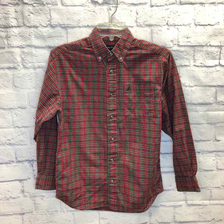 Nautica Red Size 12 Boy Polo or Button Down