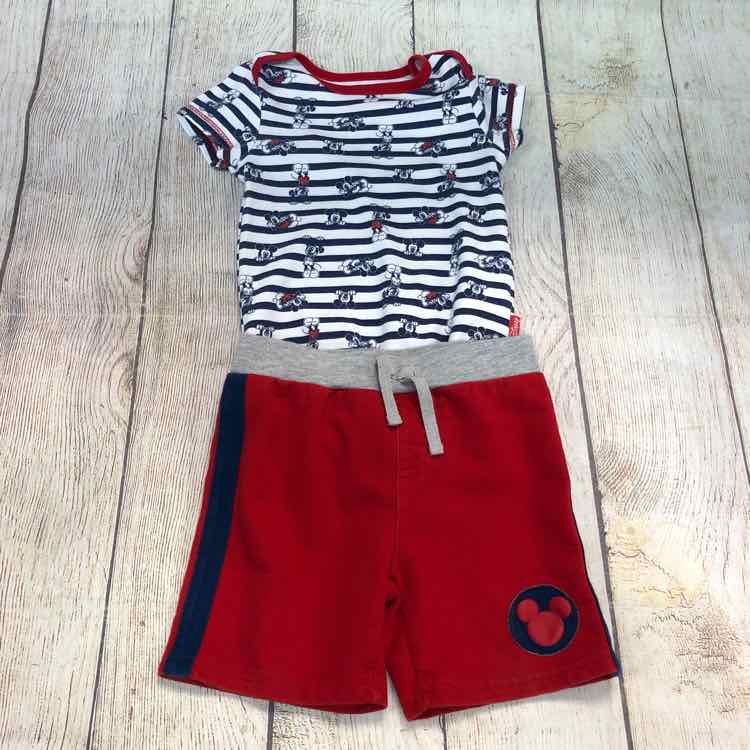 Disney RWB Size 6-9 Months Boys 2 Piece Outfit