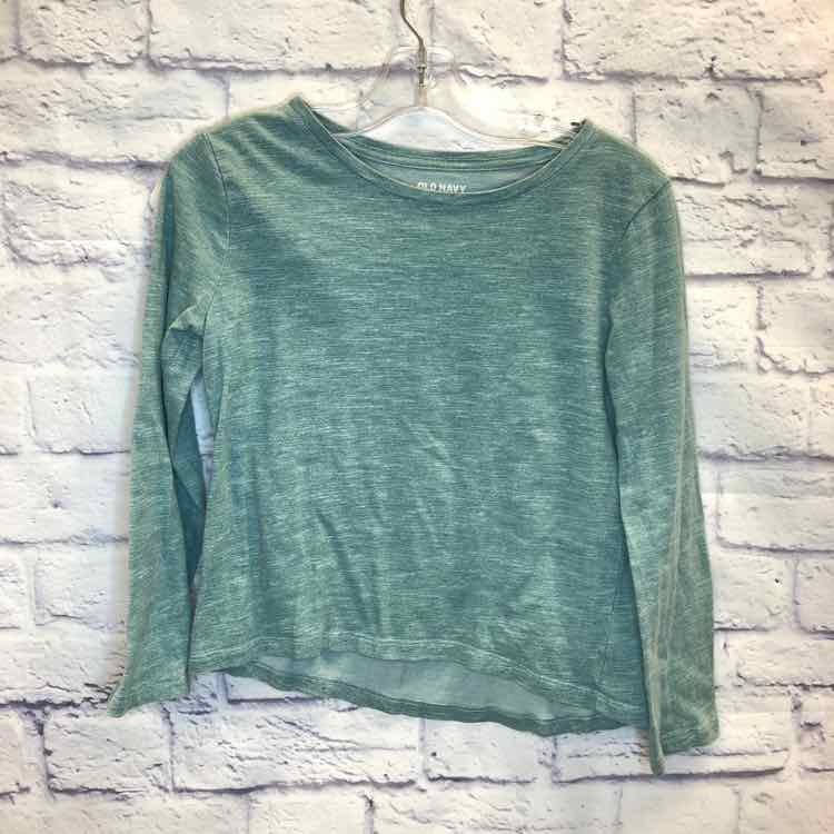 Old Navy Green Size 8 Girls Long Sleeve Shirt