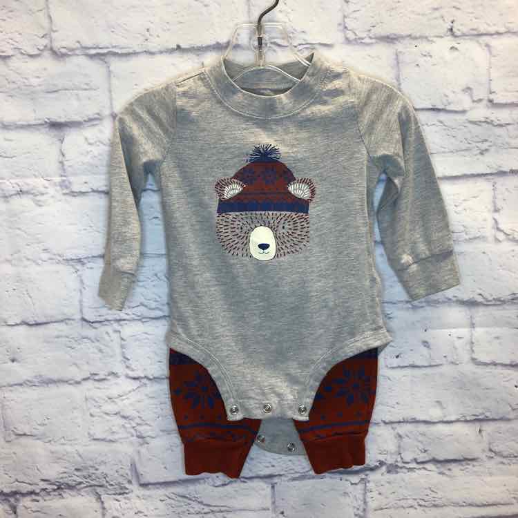 Carters Gray Size 12 Months Boys 2 Piece Outfit