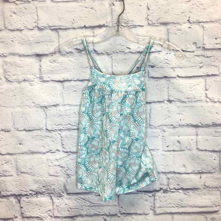 Oshkosh Green Size 4T Girls Tank Top