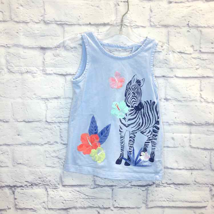Carters Blue Size 5 Girls Tank Top