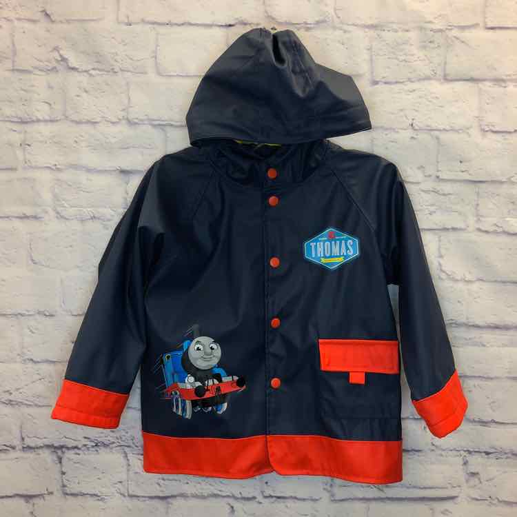 Western Chief Thomas Navy Size 4T Boys Rain Jacket