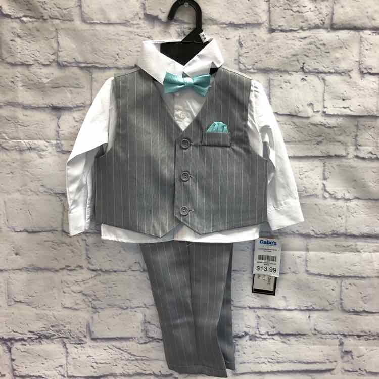 Andrew Fezza Gray Size 18 Months Boys 4 Piece Outfit