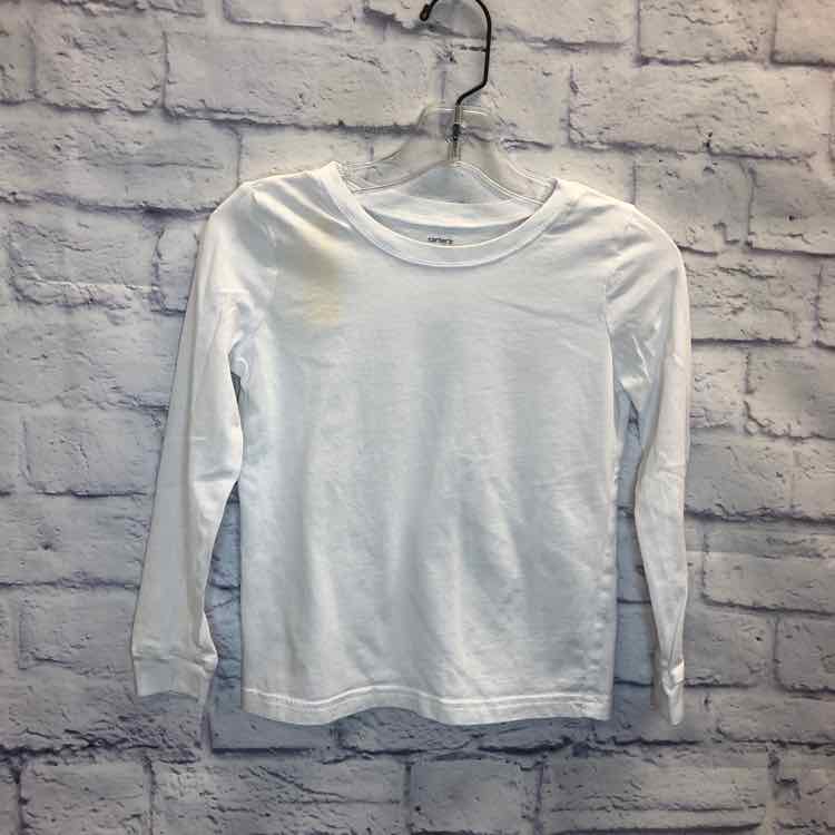 Carters White Size 6 Boys Long Sleeve Shirt
