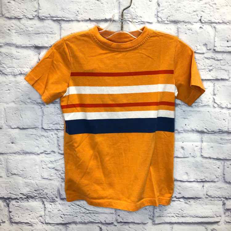 Lands End Orange Size 5 Boys Short Sleeve Shirt