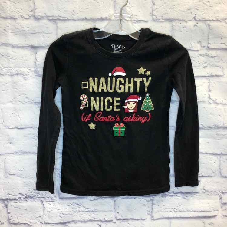 Childrens Place Black Size 5 Girls Long Sleeve Shirt
