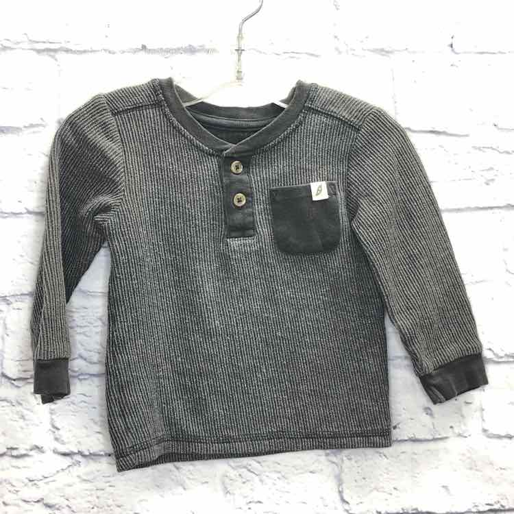 Easy Peasy Gray Size 18 Months Boys Long Sleeve Shirt