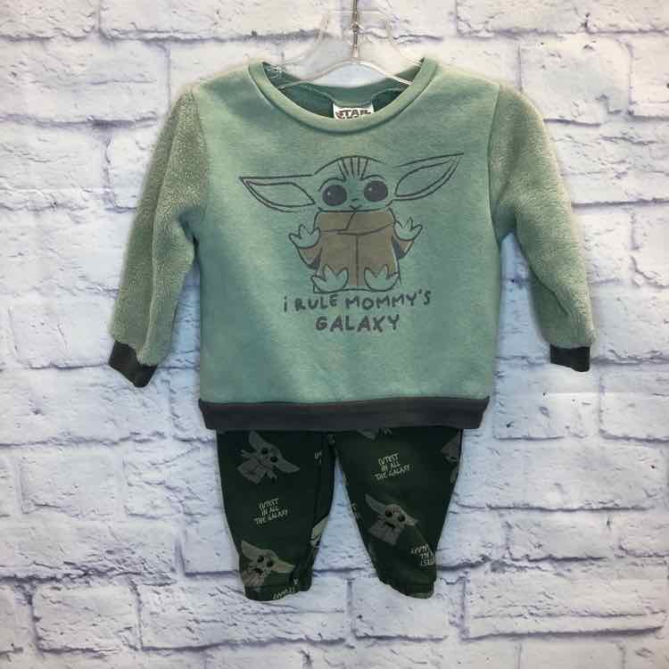 Star Wars Green Size 18 Months Boys 2 Piece Outfit