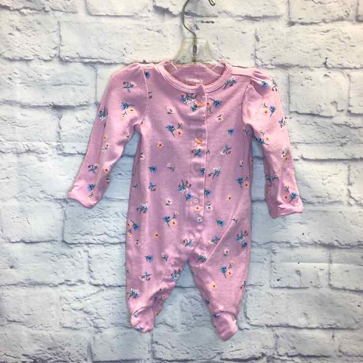 Carters Floral Size Newborn Girls Sleeper