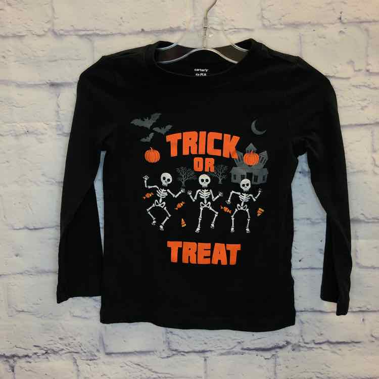 Carters Black Size 5 Boys Long Sleeve Shirt