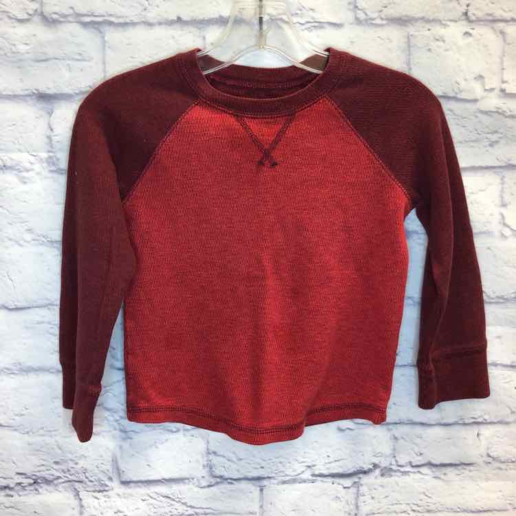 Arizona Red Size 4T Boys Long Sleeve Shirt