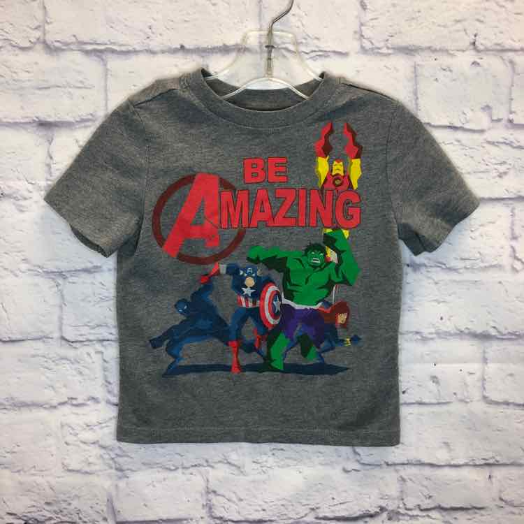 Old Navy Gray Size 2T Boys Short Sleeve Shirt