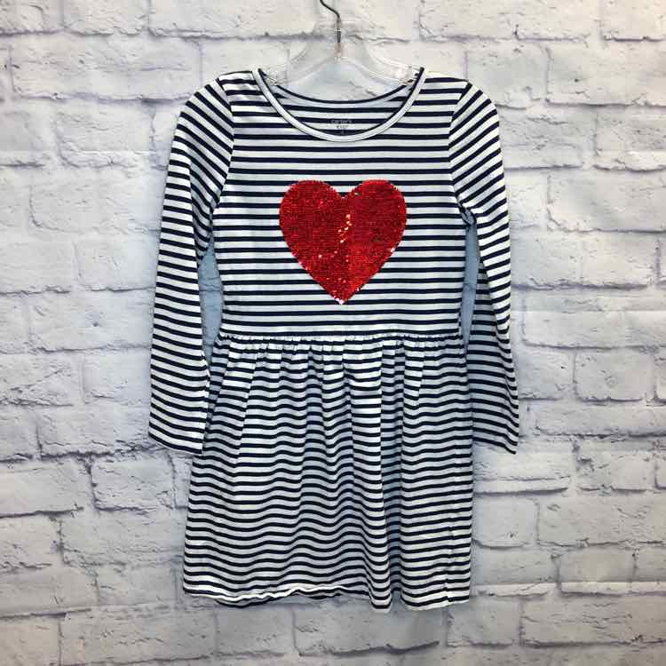 Carters Stripe Size 7 Girls Dress