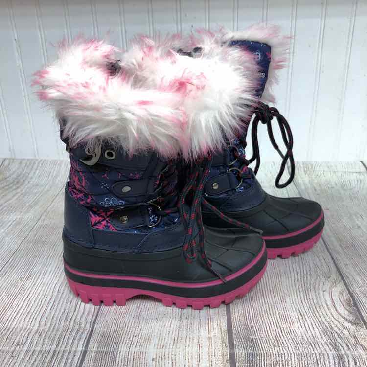 Dream Pairs Blue Size 9 Girls Snow Boots