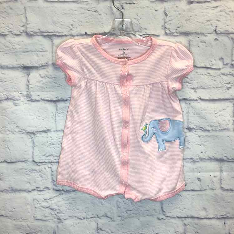 Carters Pink Size 6 Months Girls Romper