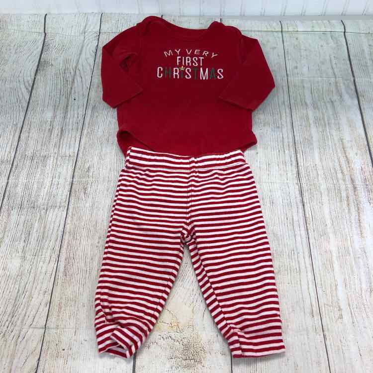Carters Red Size 6 Months Boys 2 Piece Outfit