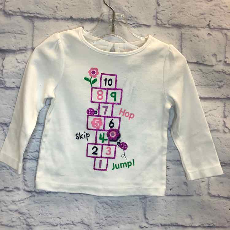 Gymboree White Size 12-18 months Girls Long Sleeve Shirt