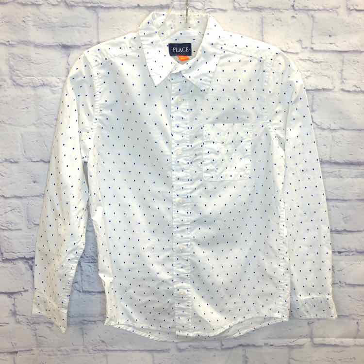 Childrens Place White Size 10 Boy Polo or Button Down