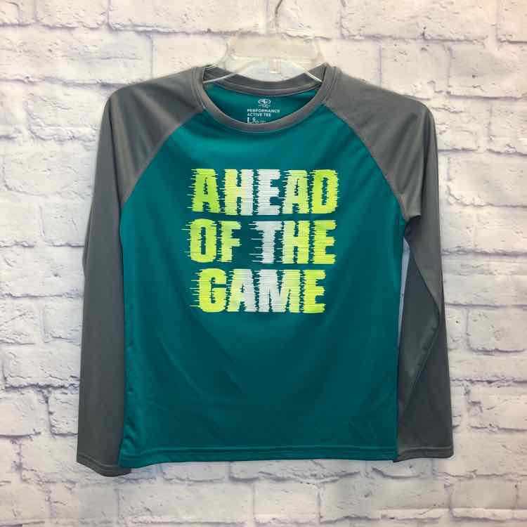Athletic Works Green Size 10 Girls Long Sleeve Shirt