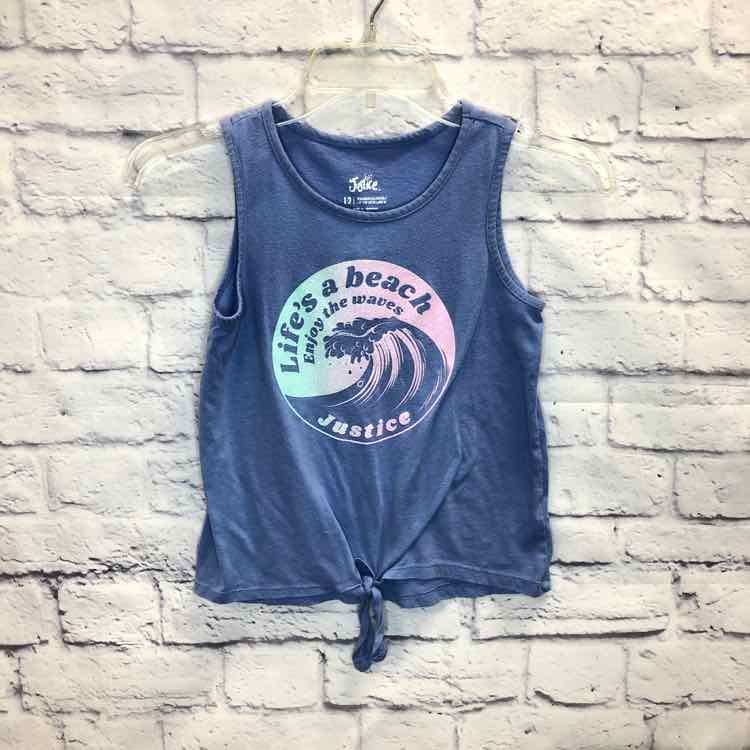 Justice Blue Size 10 Girls Tank Top