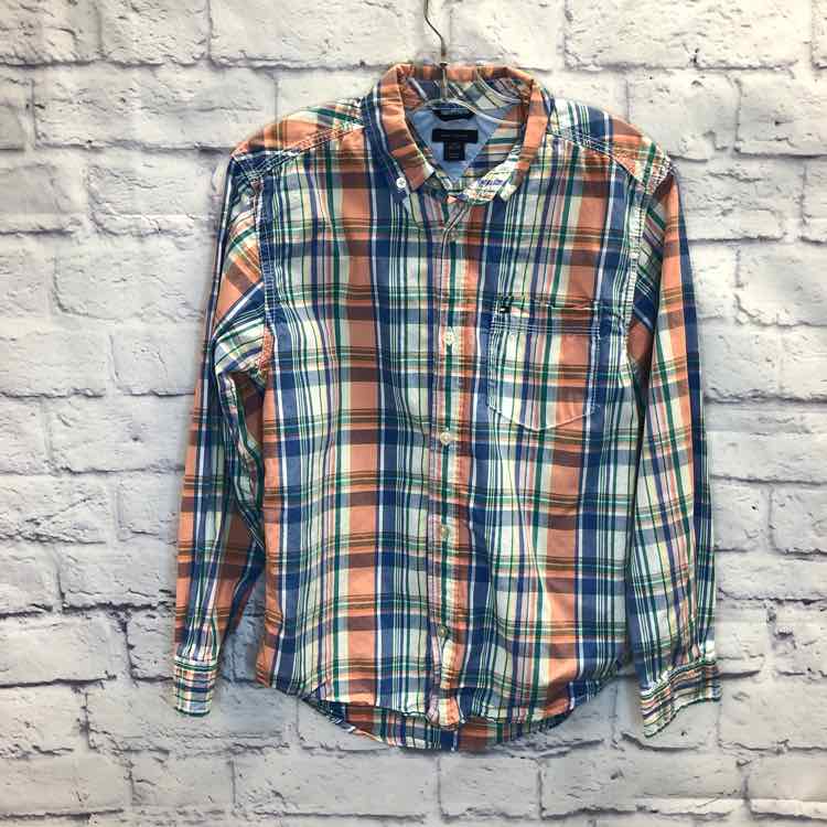 Tommy Hilfiger Plaid Size 8 Boy Polo or Button Down