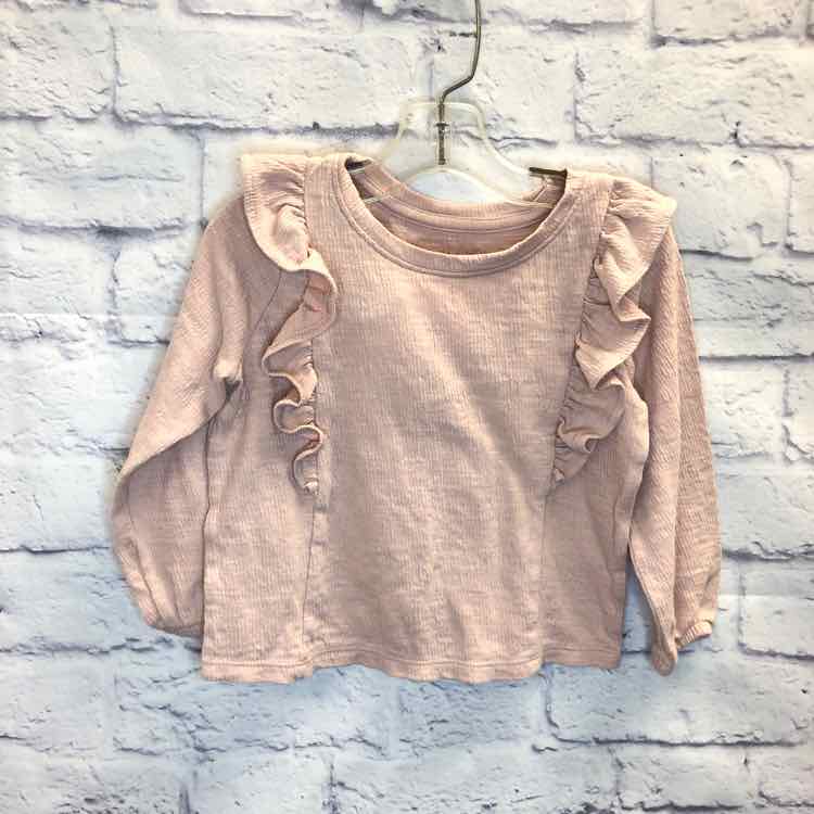 Cat & Jack Pink Size 2T Girls Long Sleeve Shirt