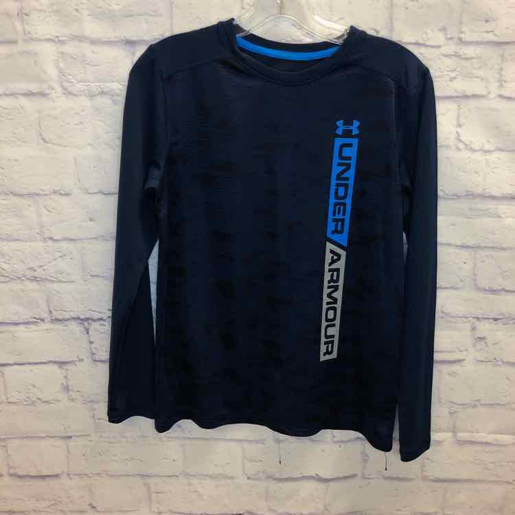 Under Armour Navy Size 16 Boys Long Sleeve Shirt