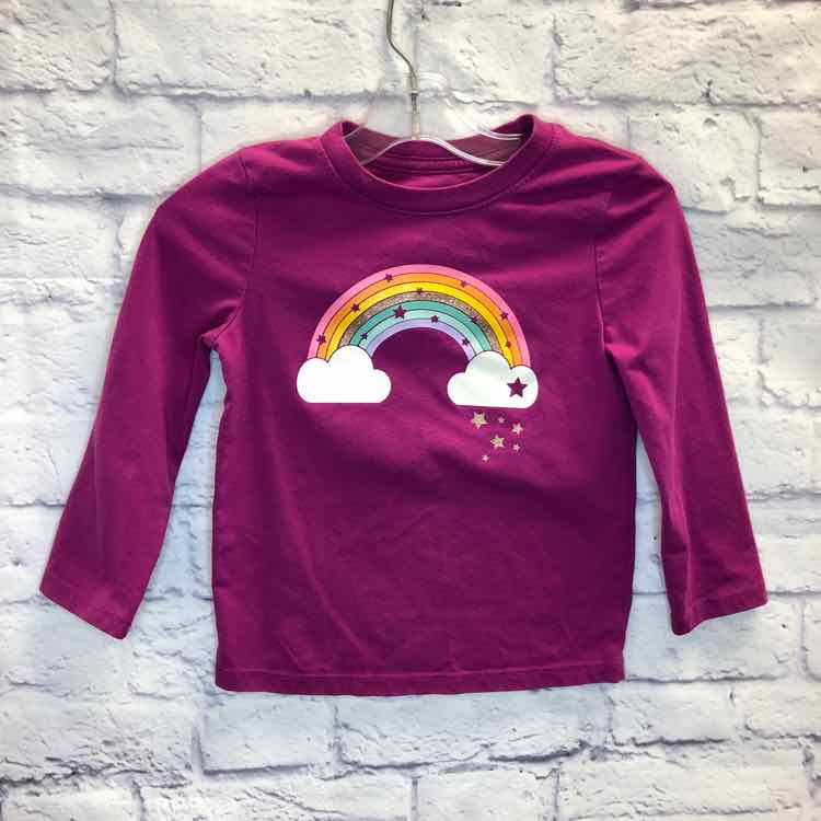 Cat & Jack Pink Size 4T Girls Long Sleeve Shirt
