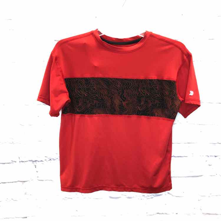 All In Motion Red Size 10 Boys Short Sleeve Shirt