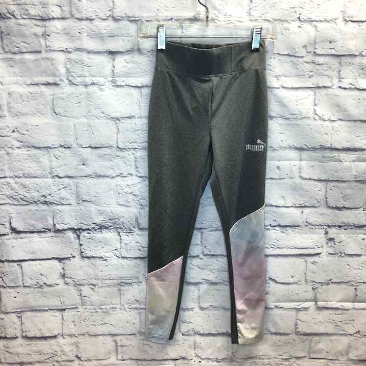 Puma Gray Size 8 Girls Leggings