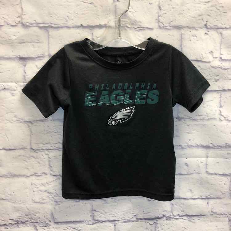 Eagles Gray Size 2T Boys Short Sleeve Shirt