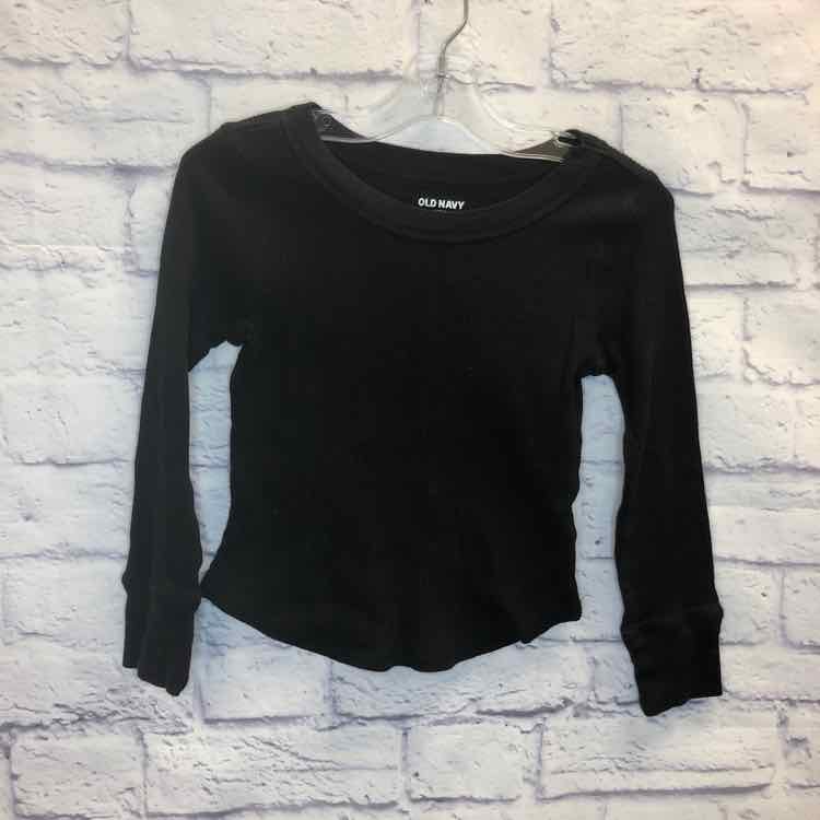 Old Navy Black Size 6 Girls Long Sleeve Shirt