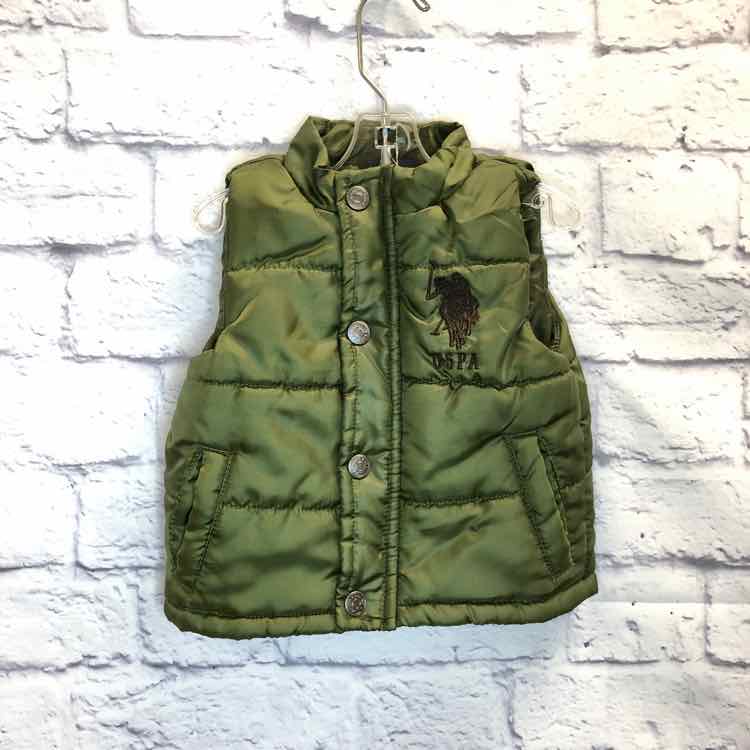 US Polo Assn Green Size 3-6 Months Boys Vest