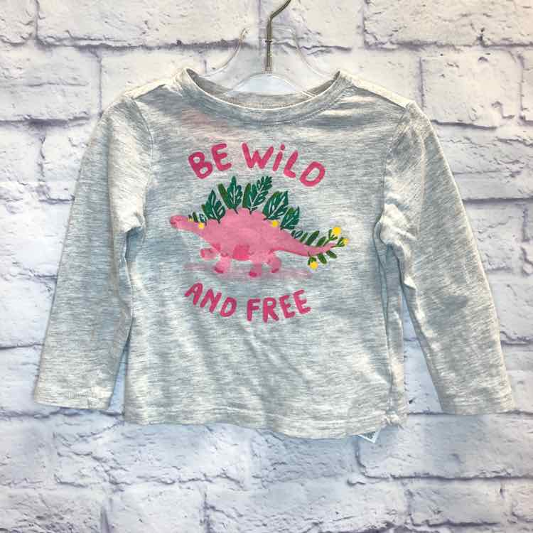 Old Navy Gray Size 2T Girls Long Sleeve Shirt
