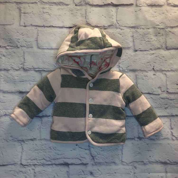 Burts Bees Stripe Size Newborn Girls Coat/Jacket