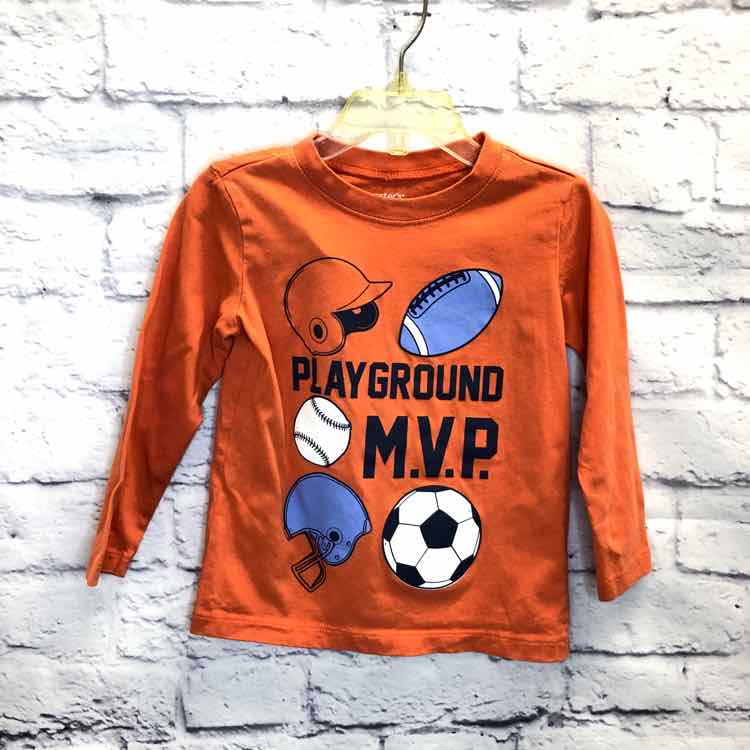 Childrens Place Orange Size 24 Months Boys Long Sleeve Shirt