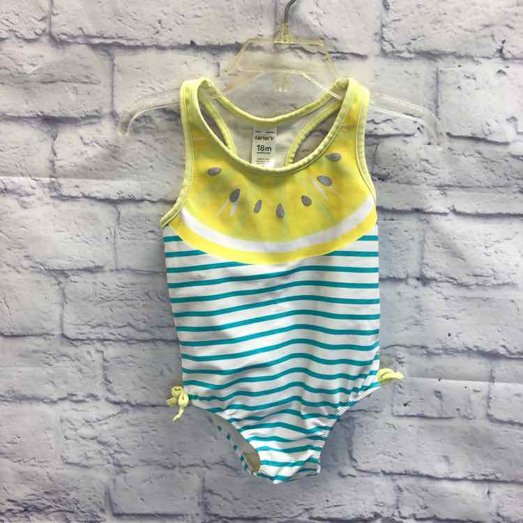 Carters Yellow Size 18 Months Girls Swimsuit