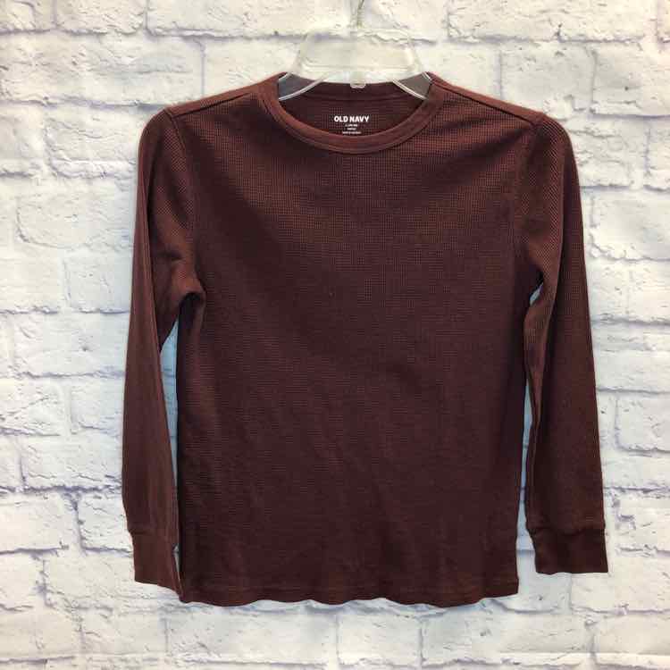 Old Navy Maroon Size 10 Boys Long Sleeve Shirt