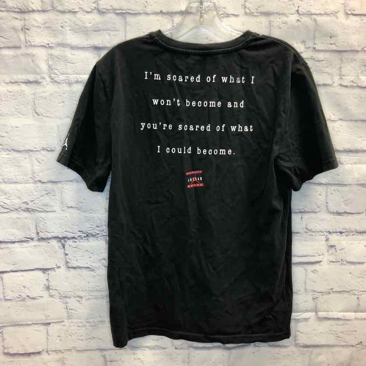 Air Jordan Gray Size 16 Boys Short Sleeve Shirt