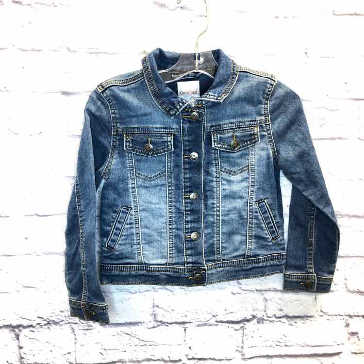 Cat & Jack Denim Size 5 Girls Coat/Jacket