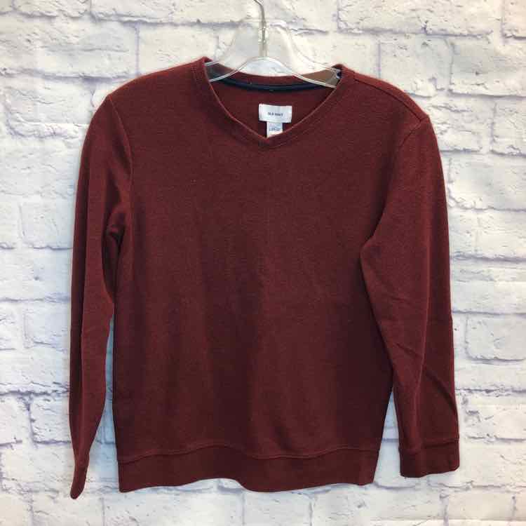 Old Navy Maroon Size 10 Boys Sweatshirts/Hoodie