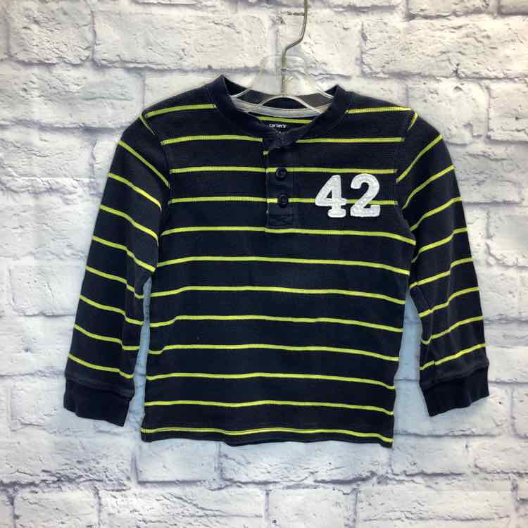 Carters Stripe Size 4T Boys Long Sleeve Shirt