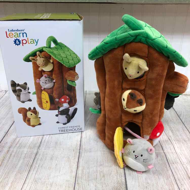 Lakeshore Forest Friends Treehouse Plush