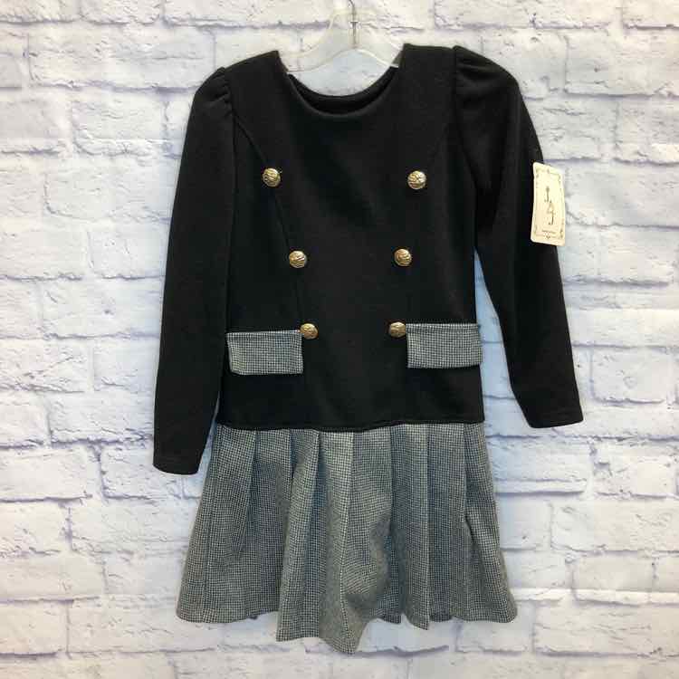 JDJ Black Size 7 Girls Dress