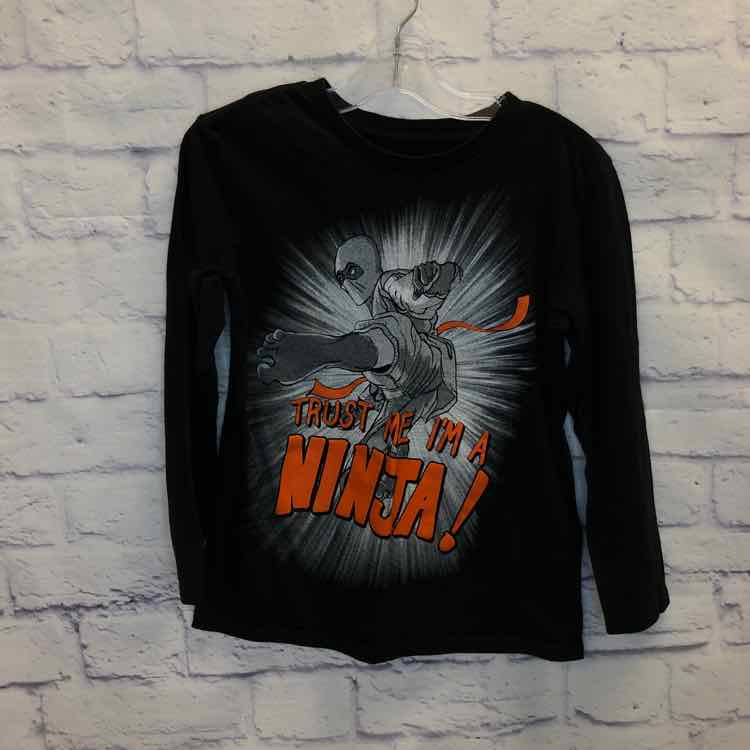 Childrens Place Black Size 7 Boys Long Sleeve Shirt